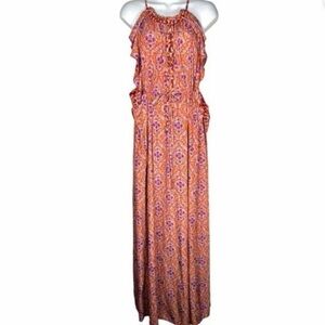 Calypso St Barth Ruffle Maxi Dress size M